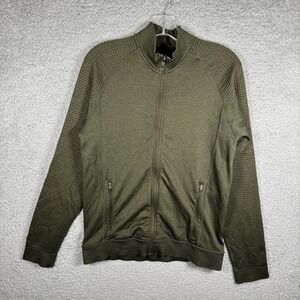 Lululemon Mens Metal Vent Tech Full Zip Jacket Olive Green Size Medium M